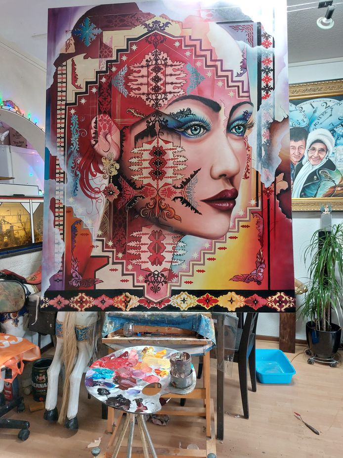 Works of art that were removed during the 'raid' of Ad's home.