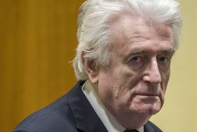 Karadzic zal rest van straf voor genocide uitzitten in Britse cel