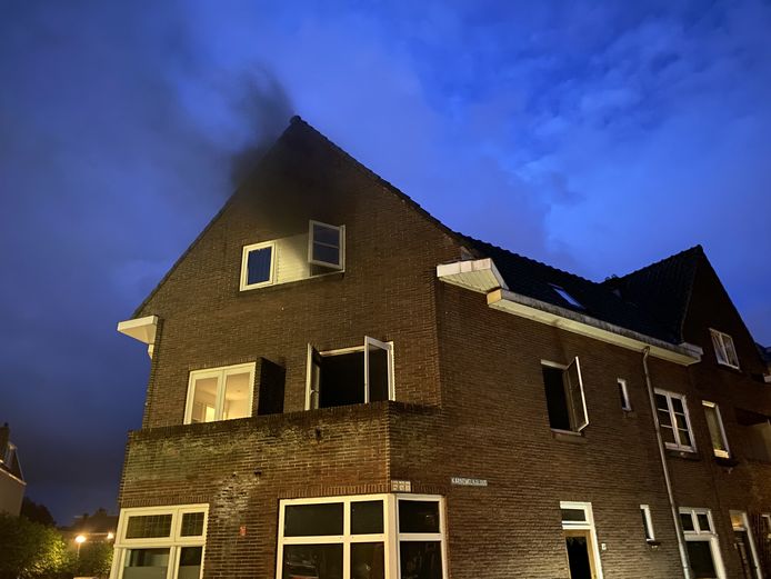 Brand door bouwstofzuiger in Gouda