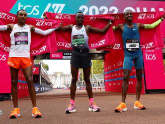 Bashir Abdi knap derde in London Marathon, Keniaan Amos Kipruto wint