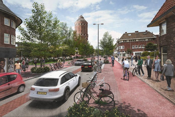 Een toekomstbeeld van de Amsterdamsestraatweg.