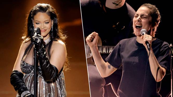 Rihanna éblouissante et Lady Gaga plus nature que jamais: retour sur les performances musicales des Oscars