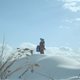 Dialoogloze film over zesjarige in de Japanse sneeuw
