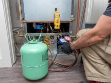 Geen warm water in deel leiden door warmtepompstoring