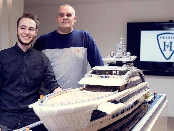 Lego Masters Corneel en Björn bouwen grootste jacht ter wereld na: “18.000 blokjes en 300 uren werk”