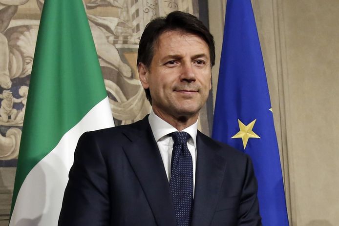 Giuseppe Conte, de nieuwe Italiaanse premier.
