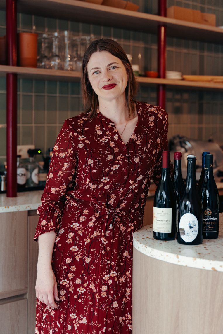 Sommelier Renske De Maesschalck. Beeld Damon De Backer
