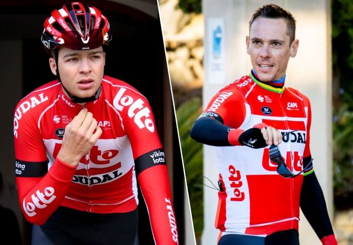 Florian Vermeersch en Philippe Gilbert deze week op winterstage in het Spaanse Altea.