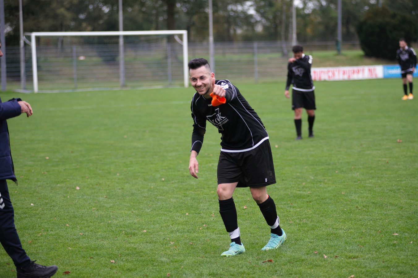 Een breed lachende aanvoerder Koray Ucar, ‘de Tadic van Arnhemia’.