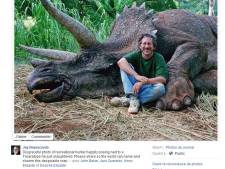 Spielberg "tueur de dinosaure": la photo qui fait jaser