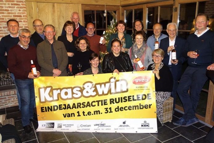 Unizo Ruiselede pakt naar goede gewoonte uit met een eindejaarsactie