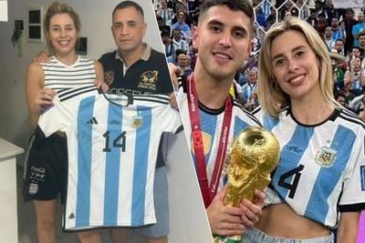 Ex van Argentijnse wereldkampioen Palacios neemt wraak: zij verkoopt zijn finaleshirt en WK-medaille