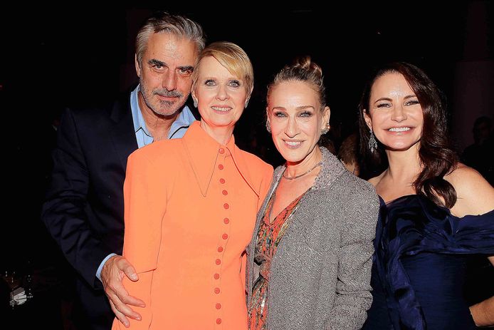 Chris Noth, Cynthia Nixon, Kristin Davis en Sarah Jessica Parker.