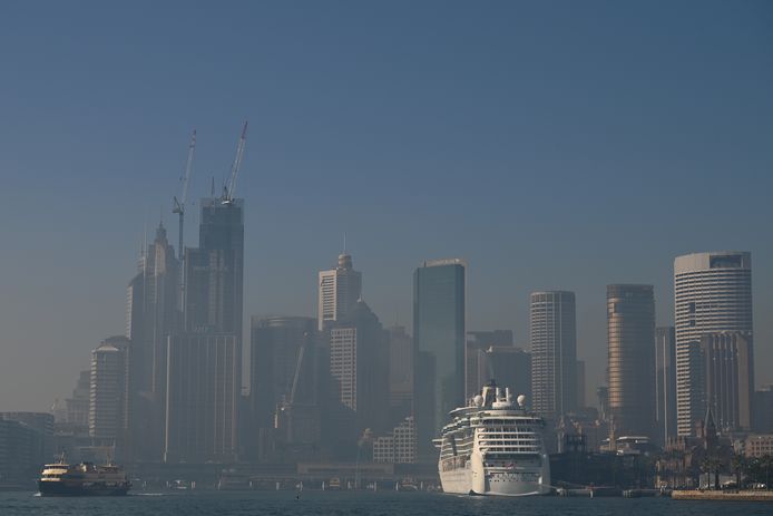 De skyline van Sydney