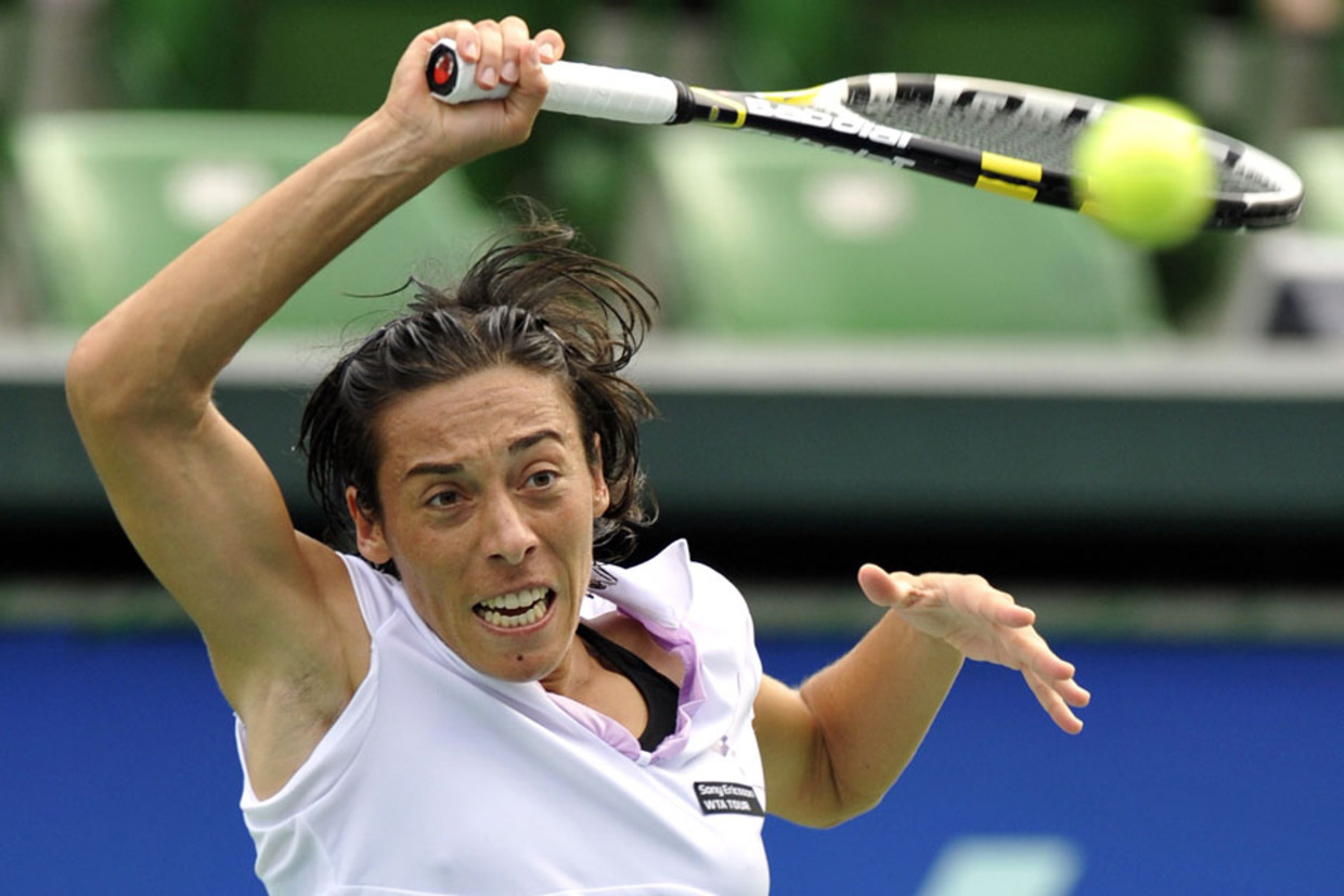 Kimiko Date Krumm (AFP) Beeld 