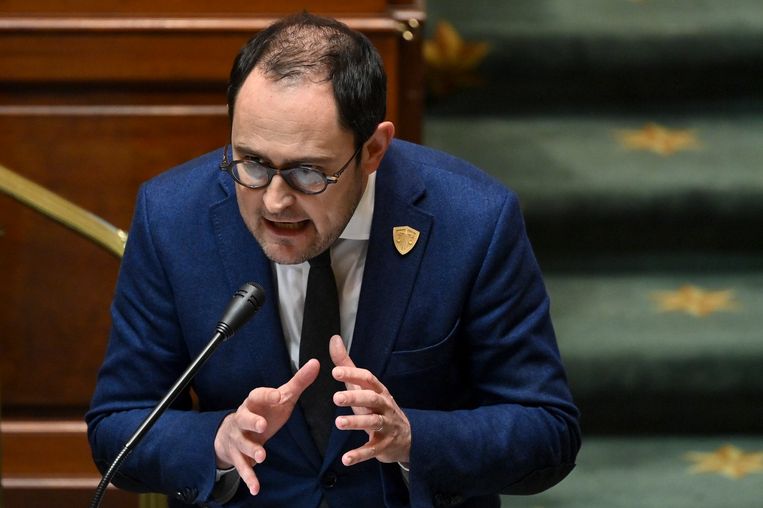 Minister van Justitie Vincent Van Quickenborne (Open Vld). Beeld BELGA