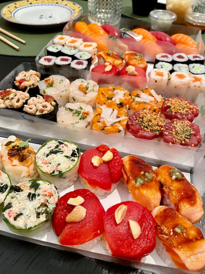 De sushi van Ko'uzi zijn kleine kunstwerkjes.