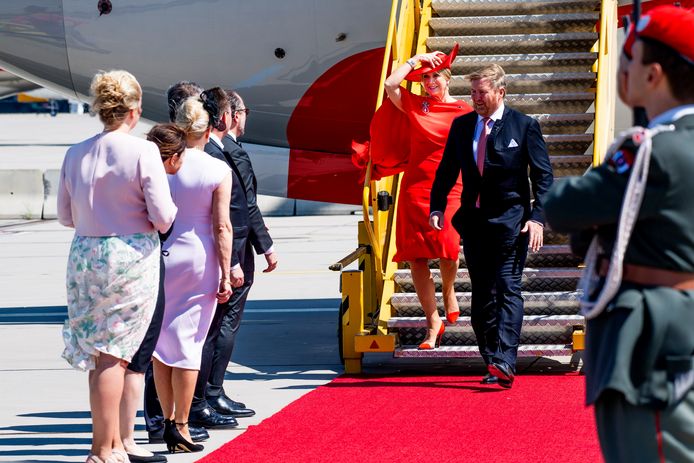 Koning Willem Alexander en  Koningin Maxima tijdens  een staatsbezoek aan de Republiek Oostenrijk.