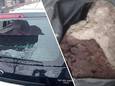 Vandalen hebben het gemunt op een auto in Raverschootstraat.