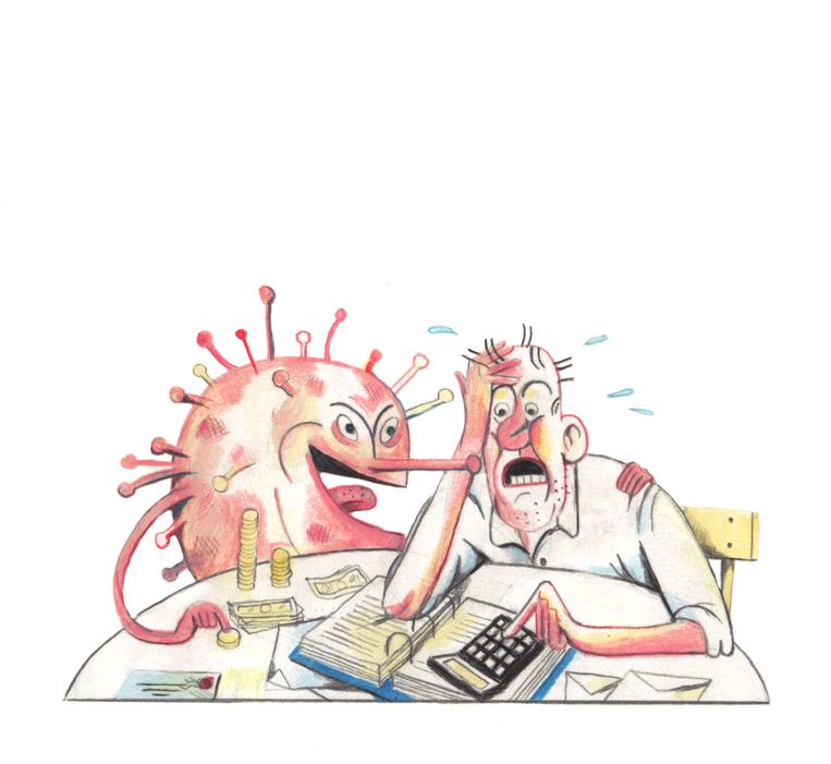 'Als je krap zit, laat je je geld toch niet rollen? Of wil je per se op je grafsteen: ‘Ze heeft de economie gered’?’ Beeld Lukas Verstraete