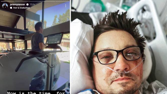 Trois mois après son accident, Jeremy Renner remarche pour la première fois