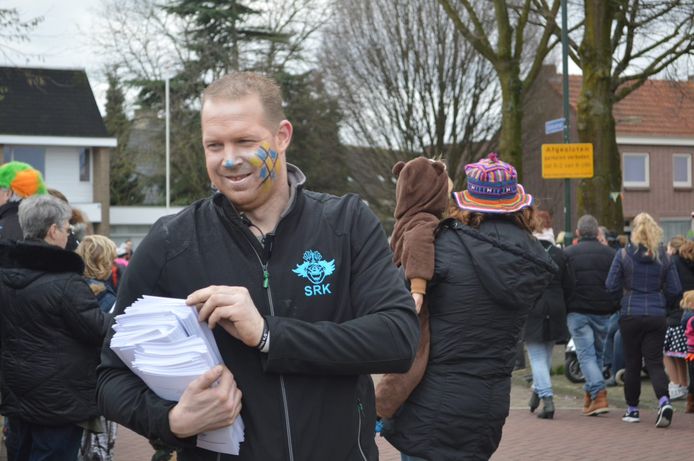 Patrick Marcelissen, tijdens een van de carnavalsoptochten.