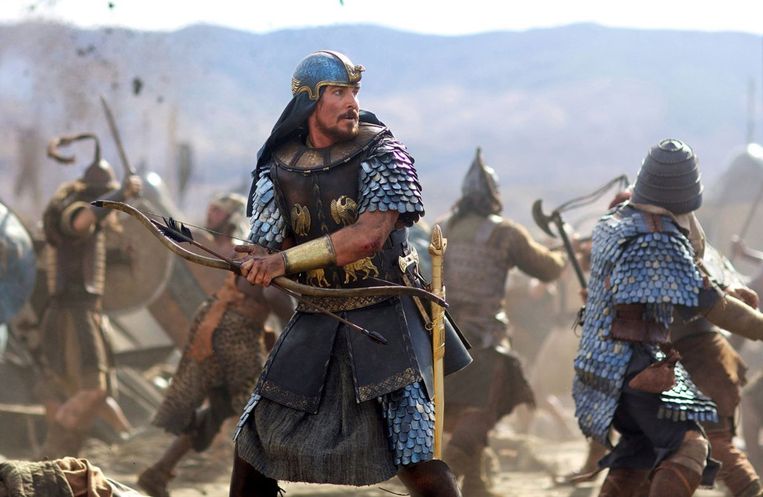 Christian Bale in Exodus: Gods and Kings van Ridley Scott. Beeld 