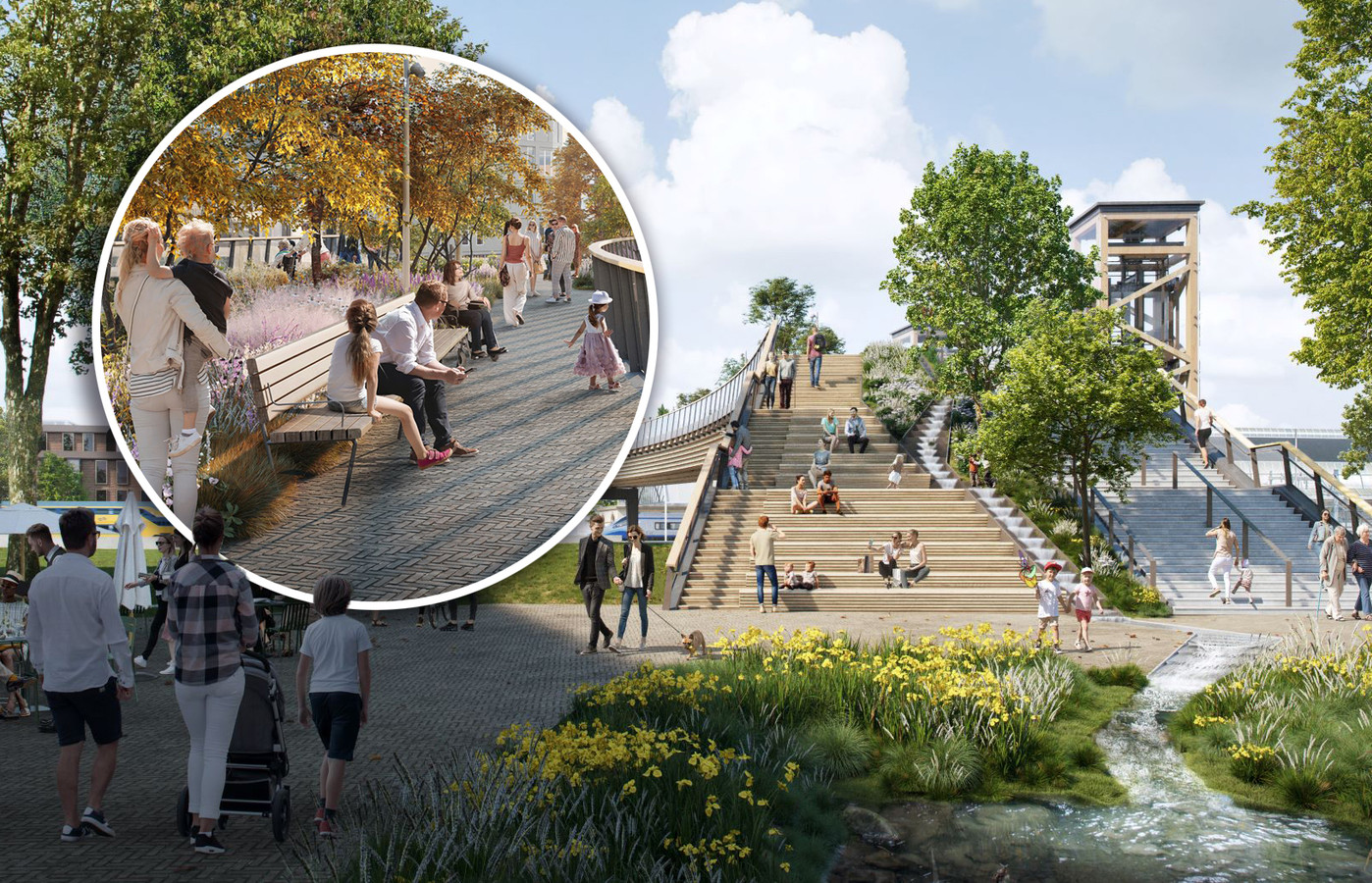 Dit is waarom je pas in 2025 over de passerelle in Zwolle kan lopen