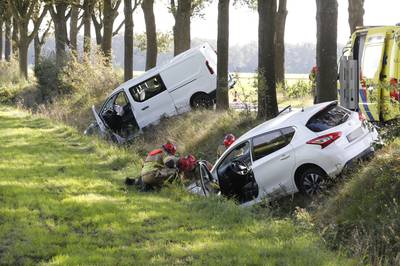 Vrouw (87) uit Roosendaal raakt zwaargewond bij ongeluk in Nispen, traumaheli komt ter plaatse