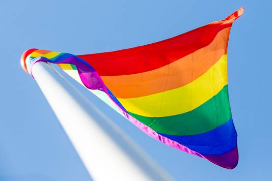 De regenboogvlag ademt de boodschap van progressiviteit, zeggen de 22 protesterende kerken.