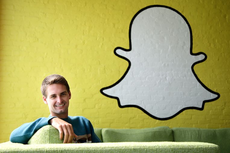 Snapchat oprichter Evan Spiegel. Beeld AP