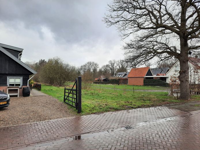 Het terrein aan de Veldovenweg waar het allemaal om draait.