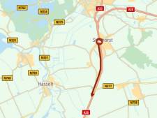 Flinke file op A28 door ongeval bij Zwolle-Noord, weg inmiddels weer vrijgegeven