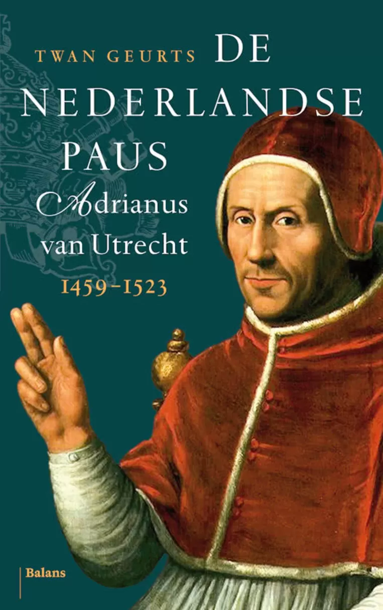 Omslag van biografie over Adrianus van Utrecht