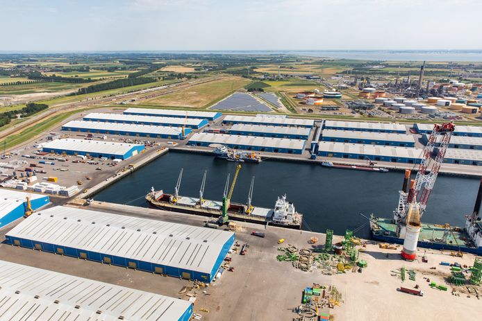 De haven in Vlissingen-oost