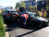Vier auto's botsen bij ongeval op de Kempenbaan in Veldhoven