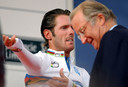 In 2002 werd Cipollini wereldkampioen in  het Belgische Zolder. Hij kreeg de regenboogtrui uit handen van koning Albert II.