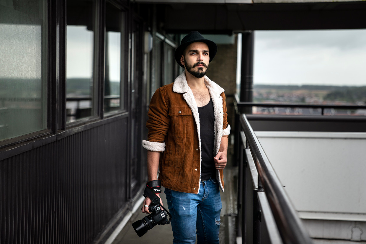 Fotograaf Mahmod Alkharat. Beeld Reyer Boxem