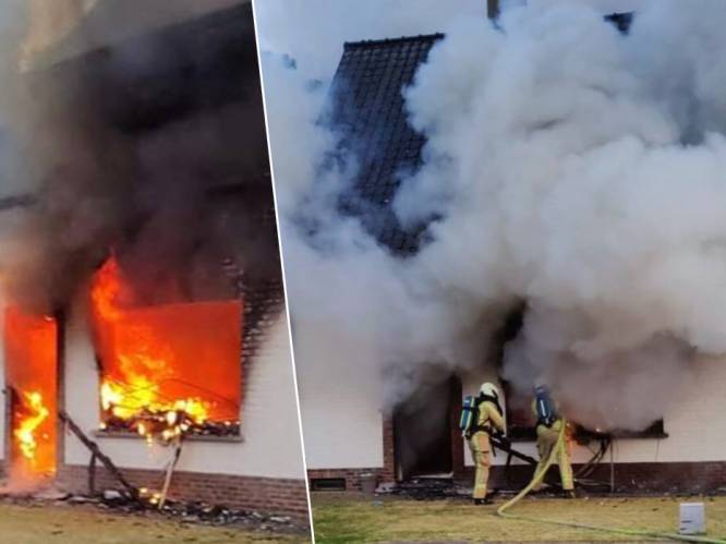 Korte maar felle brand vernielt huurwoning in De Riemeers, bewoonster met rookintoxicatie naar ziekenhuis