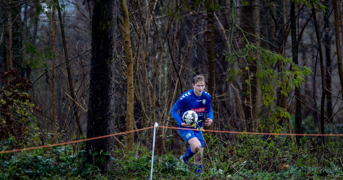 Bijveld in Nagele decor voor modderhappen: ‘Ik heb gezegd dat we het best op ski’s verder konden gaa