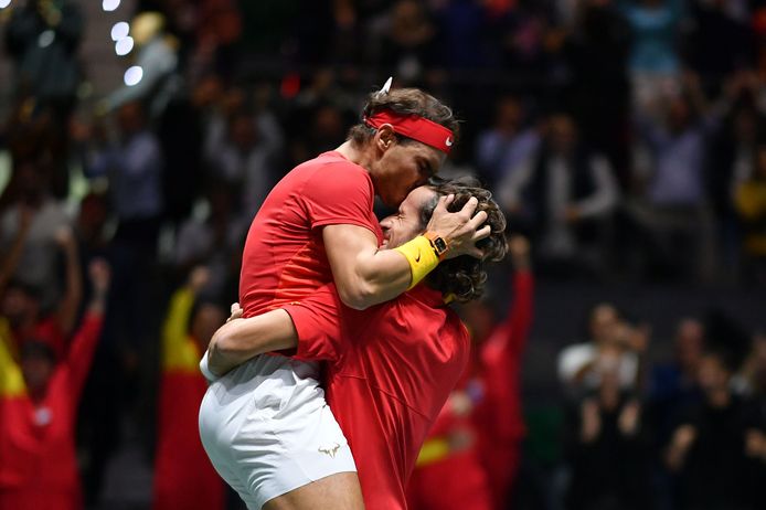 Rafael Nadal en Feliciano Lopez.