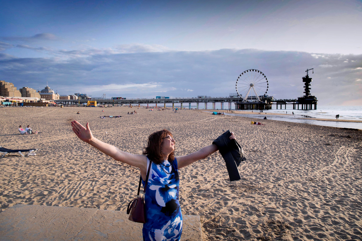 Matthea Benders in Scheveningen, 30 juli 2019.