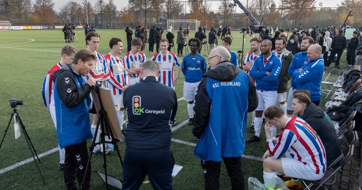 Van handvol toeschouwers naar miljoenenpubliek: amateurploeg Nieuwland schittert in Netflix-serie
