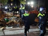 Politie ontruimt tentenkamp bij Universiteit van Amsterdam