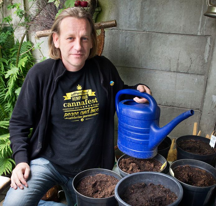 Eindhovense cannabisactivist Derrick Berman