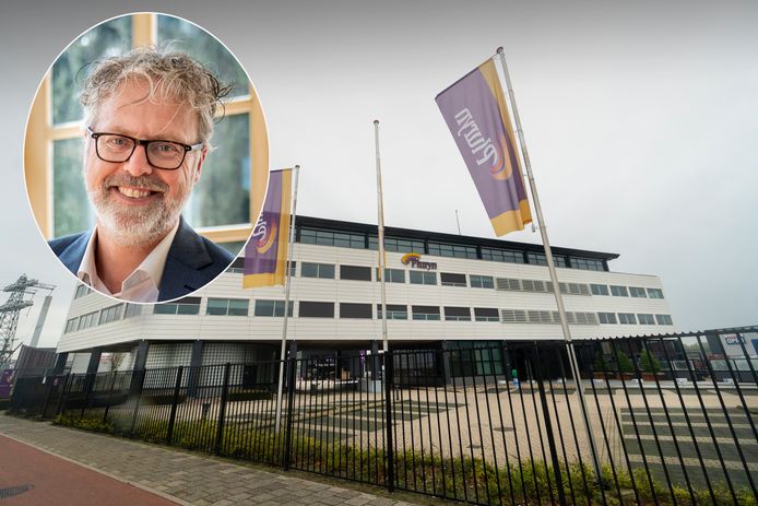 Hoofdkantoor van Pluryn in Nijmegen. Inzet: Eddy van Doorn