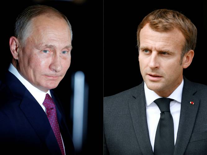 Rusland boos over gelekt telefoongesprek tussen Macron en Poetin