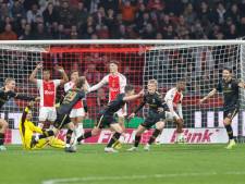 Door late goal van Bas Kuipers haalt Go Ahead Eagles een punt weg uit Amsterdam