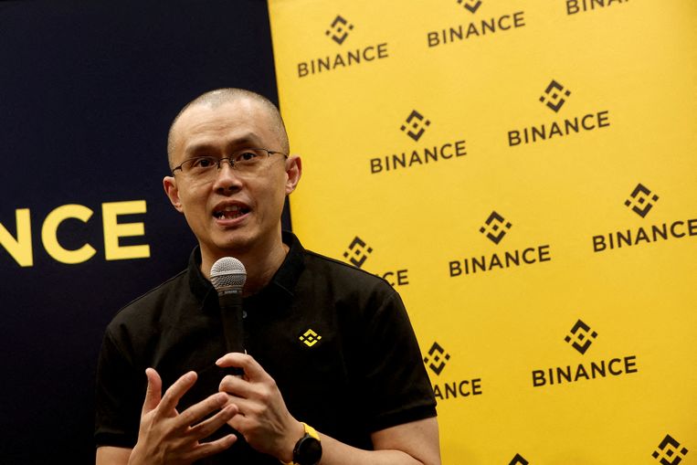 Changpeng Zhao, oprichter en CEO van Binance. Beeld REUTERS