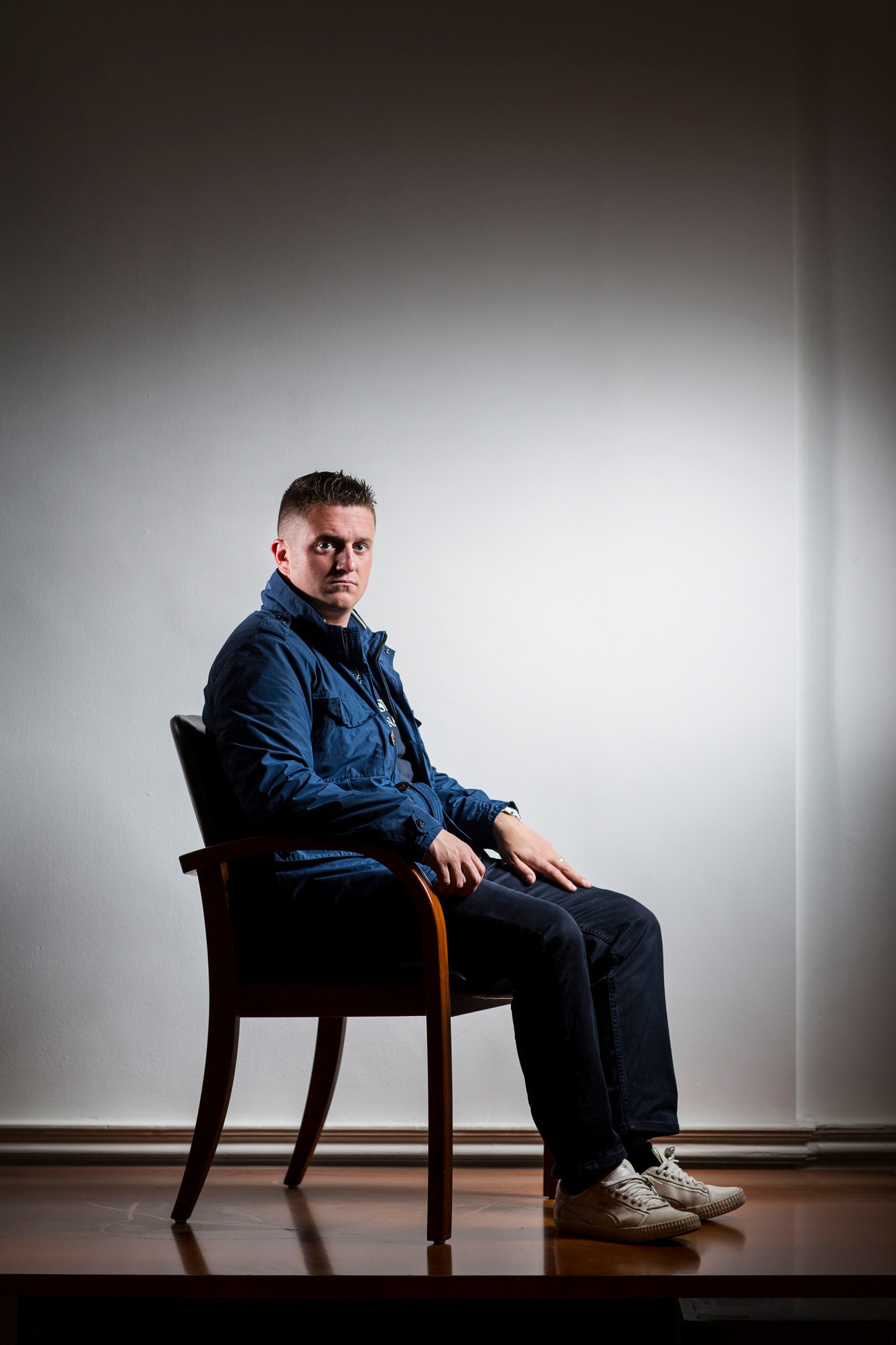 Tommy Robinson  Beeld Hollandse Hoogte / Eyevine